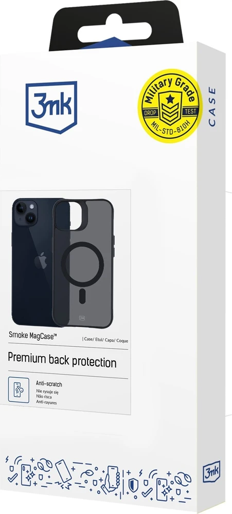 3MK Smoke MagDėklas iPhone 14 Plus 6.7″