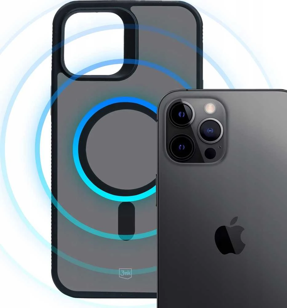 Dėklas 3MK Smoke Mag Apple iPhone 12 Pro Max 6,7"