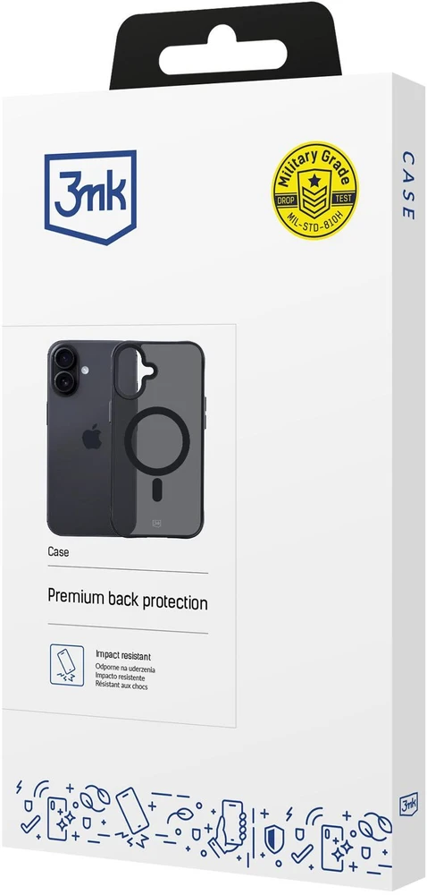 Dėklas 3MK Smoke MagCase skirtas Apple Apple iPhone 17