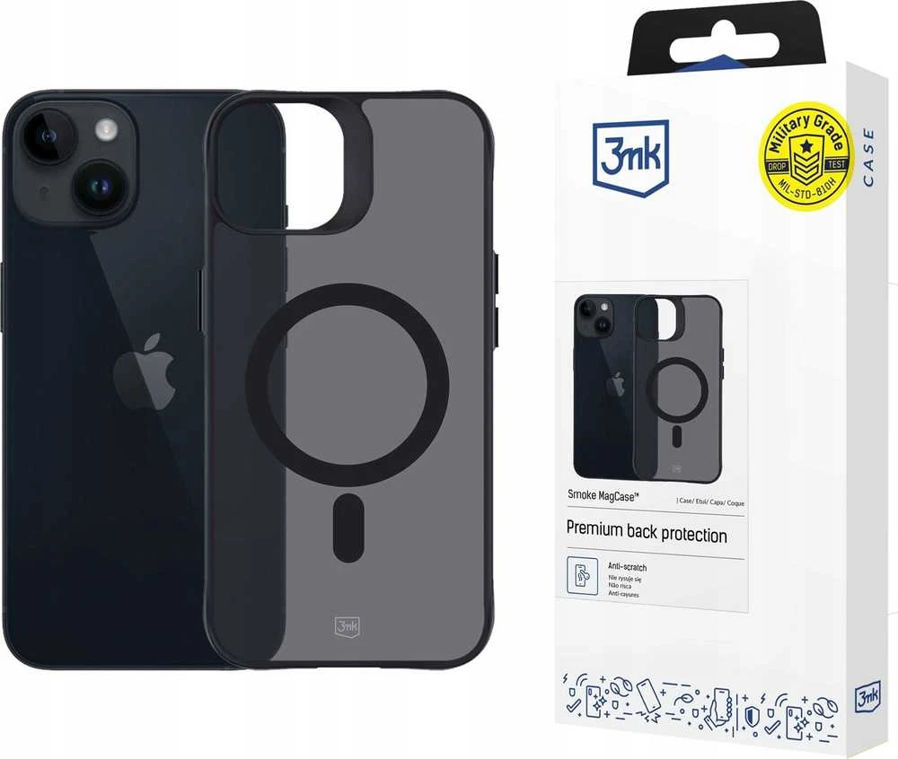 3MK Smoke MagDėklas Apple iPhone 13/14 6.1″
