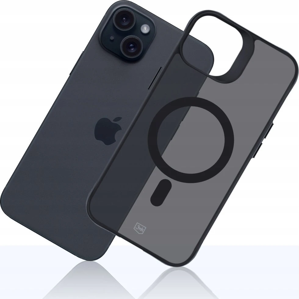 Dėklas 3MK Smoke Mag dangtelis iPhone 15 6,1″