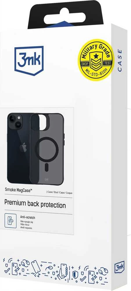 3MK Smoke MagDėklas Apple iPhone 13/14 6.1″