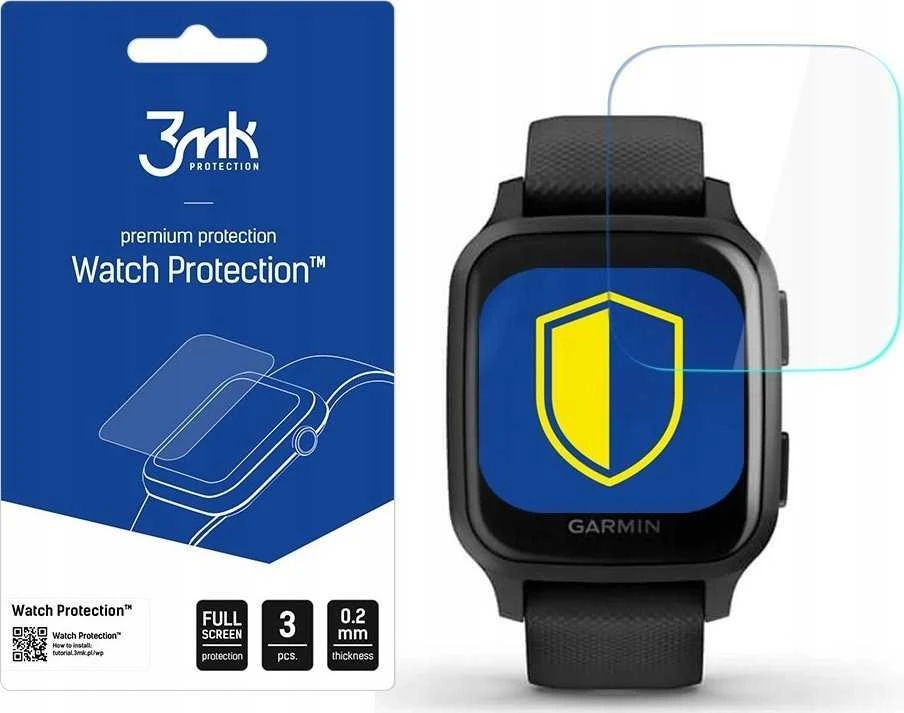 Apsauginė ekrano plėvelė 3Mk išmaniojo laikrodžio Garmin Venu SQ