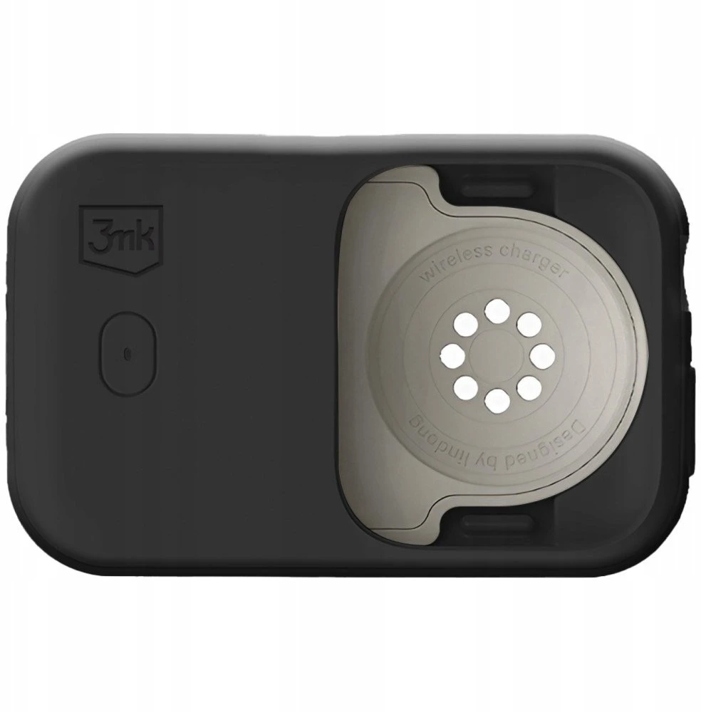 3MK Endurance nešiojamas dėklas Apple Watch 40mm/41mm 2,5W 1200mAh USB-C, juodas