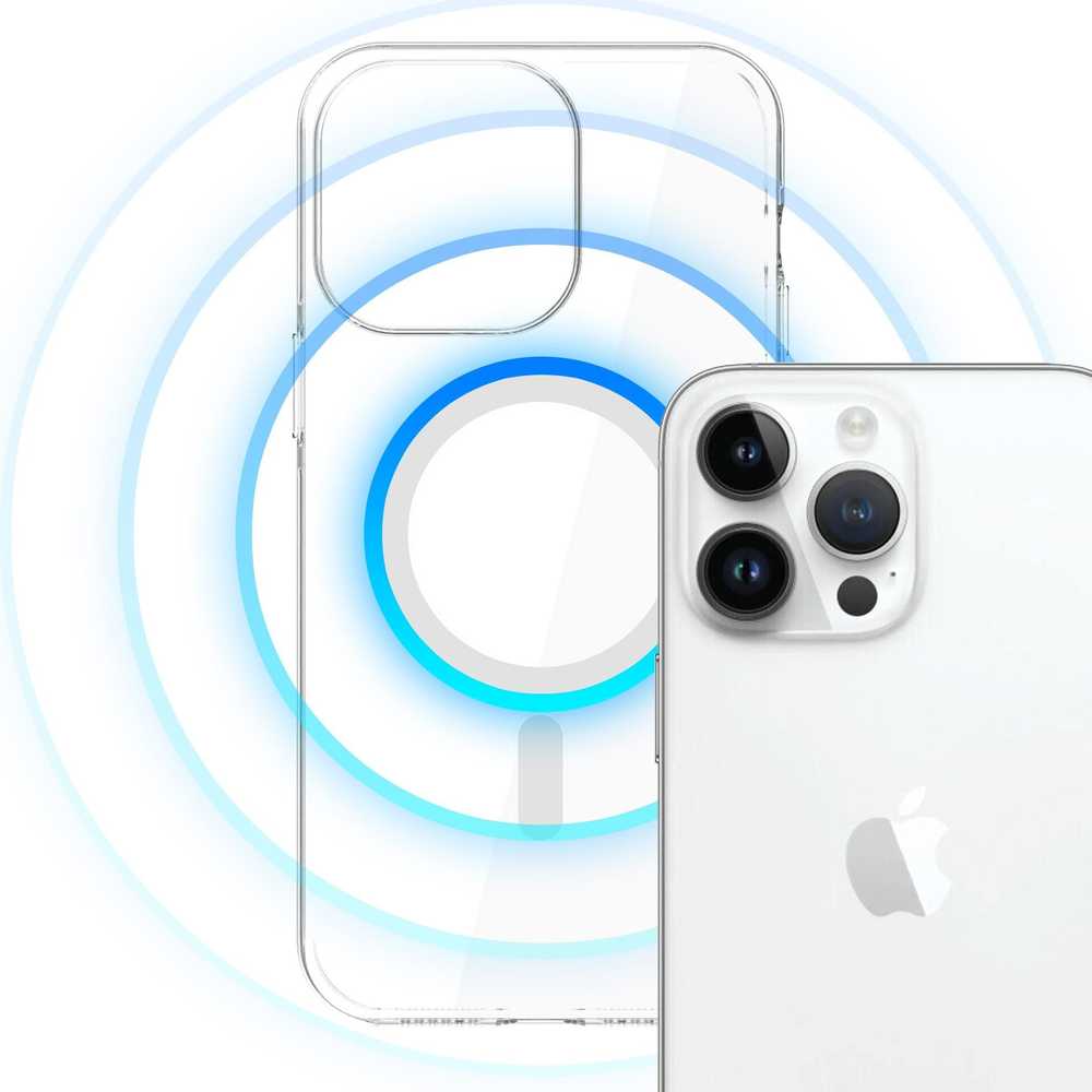 Dėklas 3MK EverClear MagCase skirtas Apple iPhone 14 Pro Max