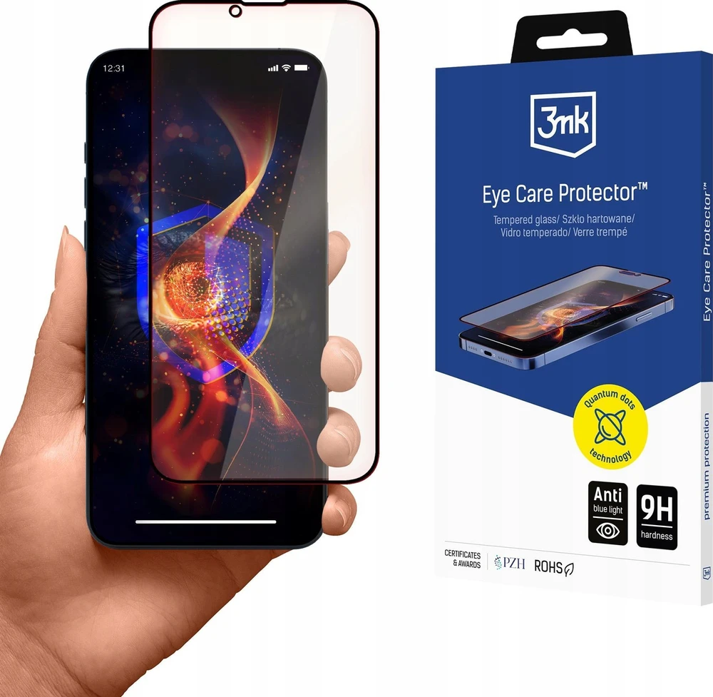 Grūdinto stiklo 3mk akių priežiūros priemonė Apple iPhone 13/13 Pro/14