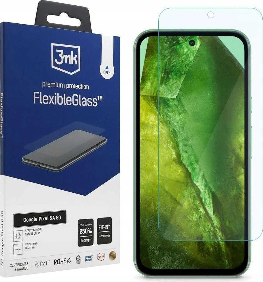 3mk FlexibleGlass™ hibridinis stiklas Google Pixel 8A 5G
