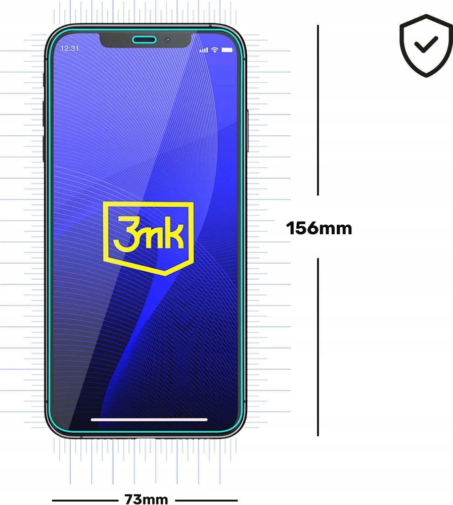 3MK lankstus stiklas Samsung A35/A55 5G hibridinis stiklas