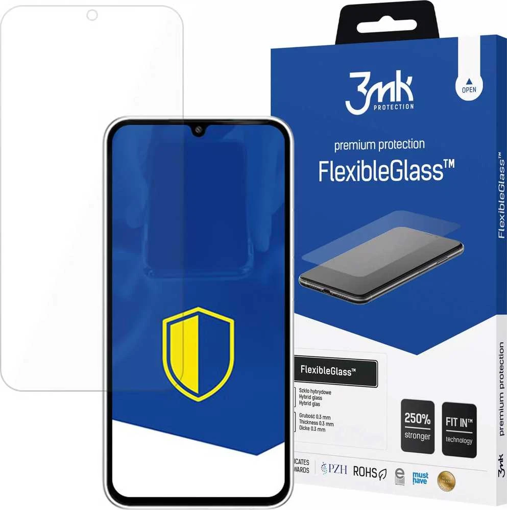 3MK lankstus stiklas Samsung A35/A55 5G hibridinis stiklas