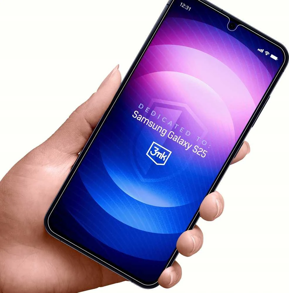 3MK „FlexibleGlass“ hibridinis stiklinis sijonas „Samsung Galaxy S25“