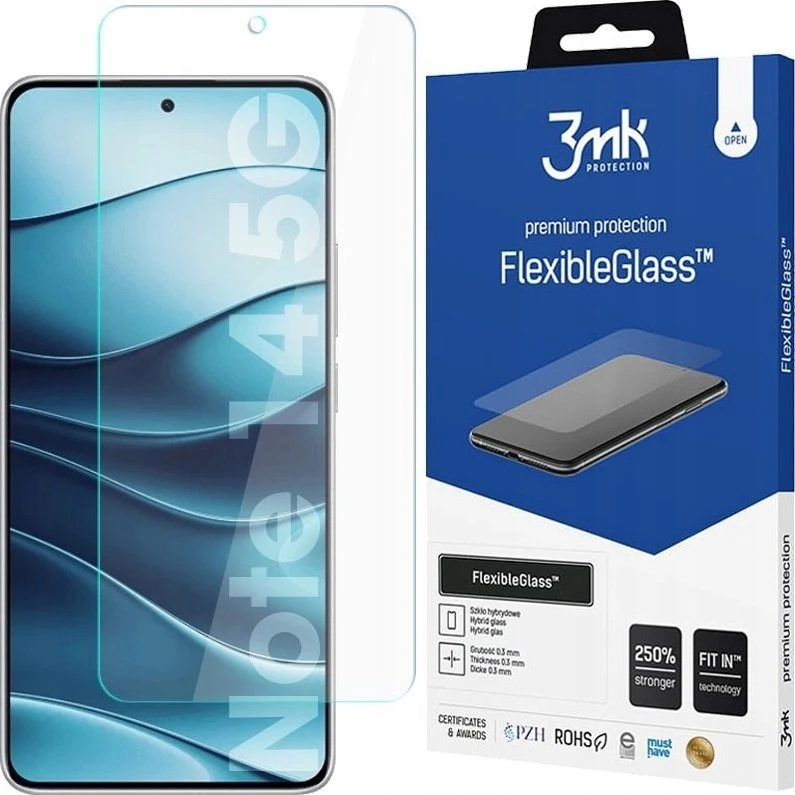 3MK „FlexibleGlass Redmi Note 14 5G“ hibridinis stiklas