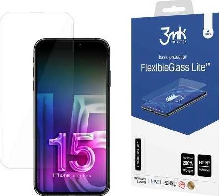 3MK „FlexibleGlass Lite“ „Apple iPhone 15 Plus“ 6.7 hibridinis „Glass Lite“