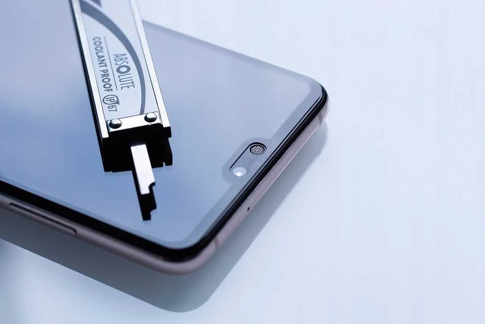 3MK FlexibleGlass Max Samsung Galaxy S24 Ultra juodas, hibridinis stiklas su sustiprintais kraštais