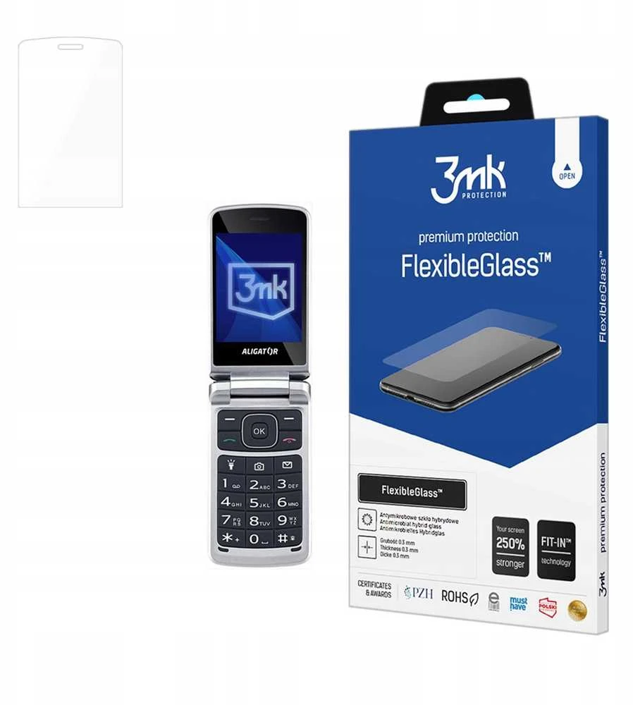 3Mk apsauginis „Aligator V710 Senior“ – 3mk „FlexibleGlass“