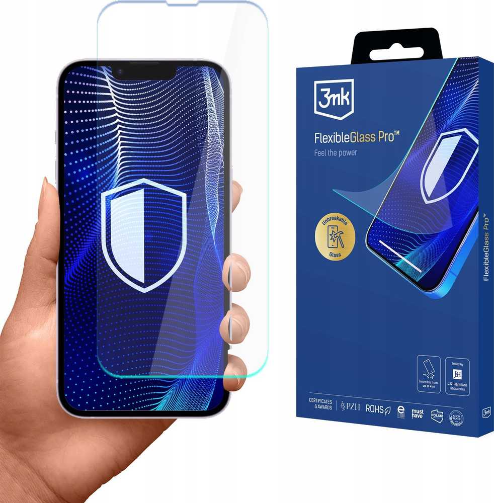 3MK FlexibleGlass Pro Hybrid stiklo apsauginis stikliukas Apple iPhone 16E telefonui