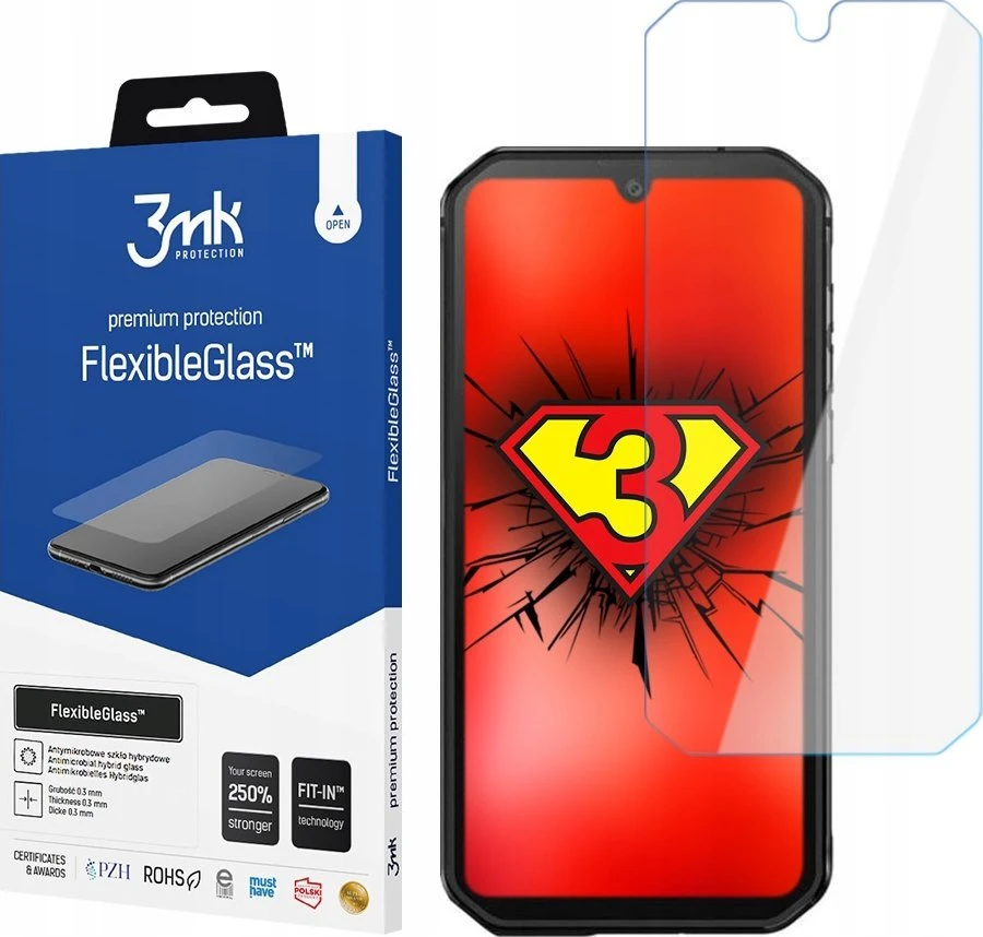 3Mk apsauga „BlackView BV9900“ – 3mk lankstus stiklas