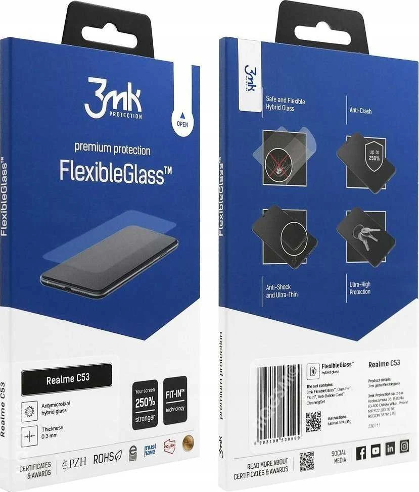 Realme C53 - 3mk FlexibleGlass™