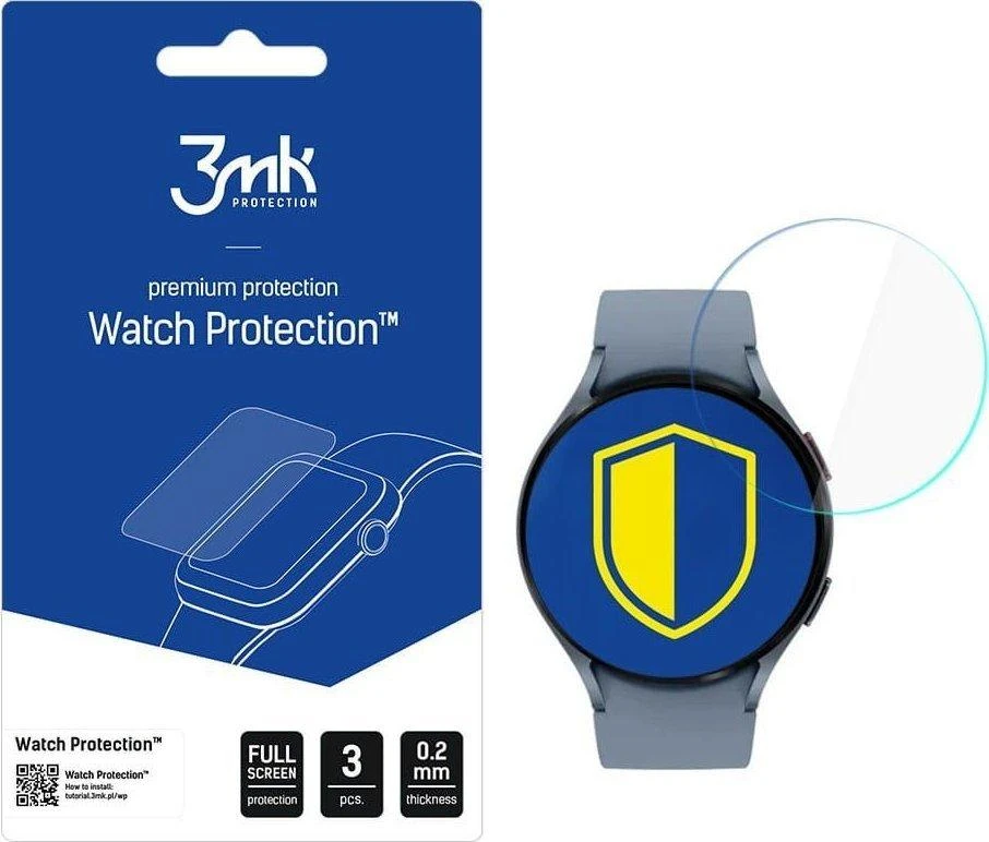 LCD apsauginis stikliukas 3mk Flexible Glass Samsung Watch 5 44mm