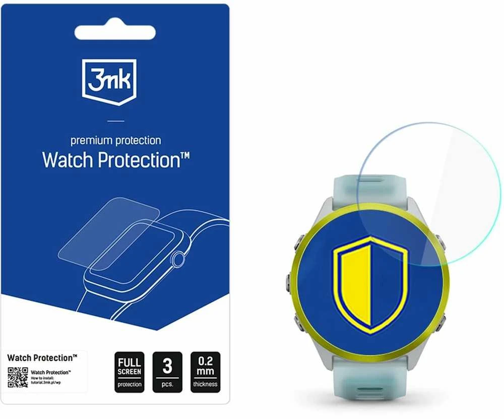 3Mk apsauga 3mk laikrodžio apsauga ARC Išmanusis laikrodis Ekrano apsauginė plėvelė, skirta „Motorola Moto Watch 47mm“