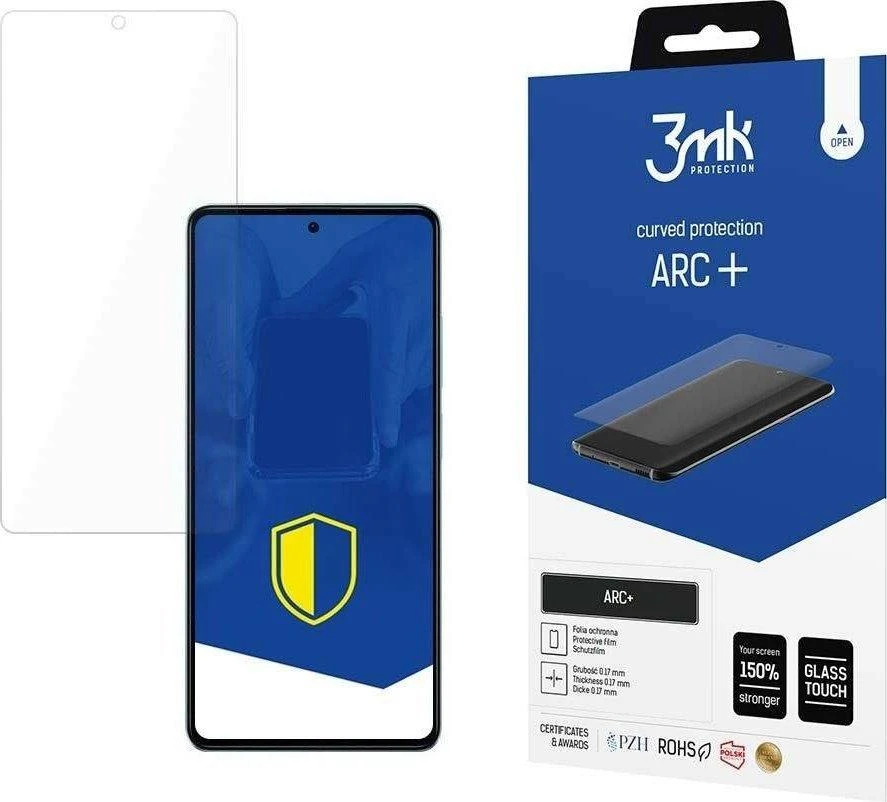 3MK plėvelė ARC+ Xiaomi Redmi Note 12 5GFullscreen plėvelė