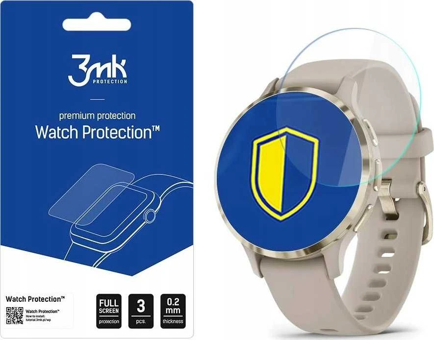 3MK plėvelė ARC Watch Garmin Venu 3s plėvelė Fullscreen