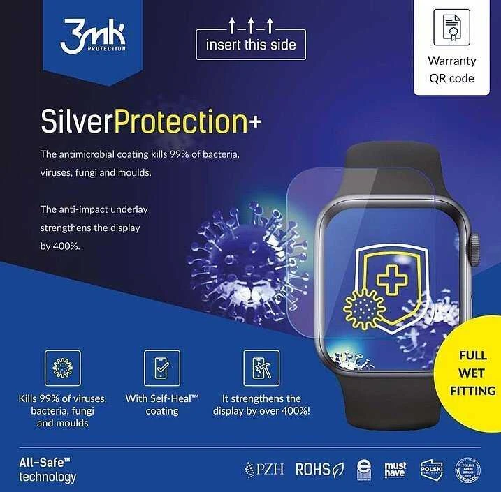 3Mk Protection All-Safe - AIO SilverProtection+ laikrodžio apsauginiai įdėklai šlapiam naudojimui, 5 vnt.