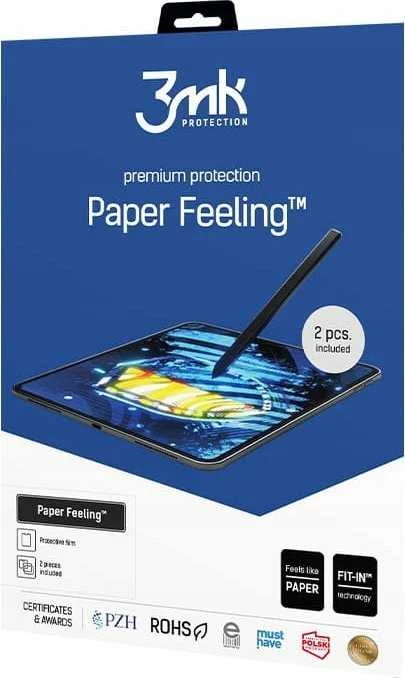 3mk „Paper Feeling“ apsauginė plėvelė, skirta „Apple iPad Pro 13 M4“, 2024, 2 vnt.
