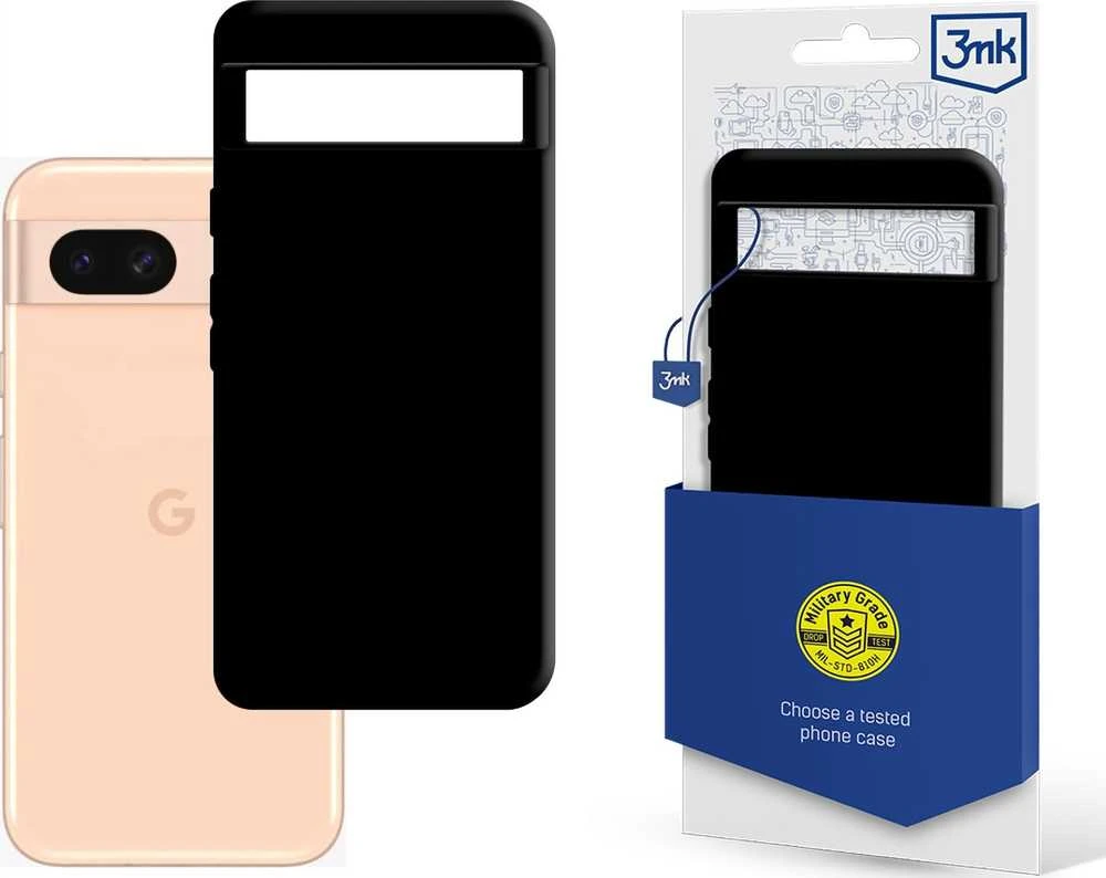 3mk Matt Google Pixel 8A 5G - dėklas telefonui juodos spalvos