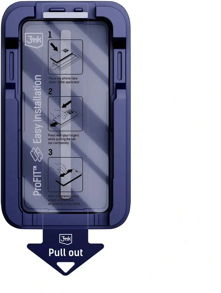 3Mk apsaugos 9H grūdintas stiklas su 3mk HardGlass Max privatumo filtru, skirtas „iPhone Air“.