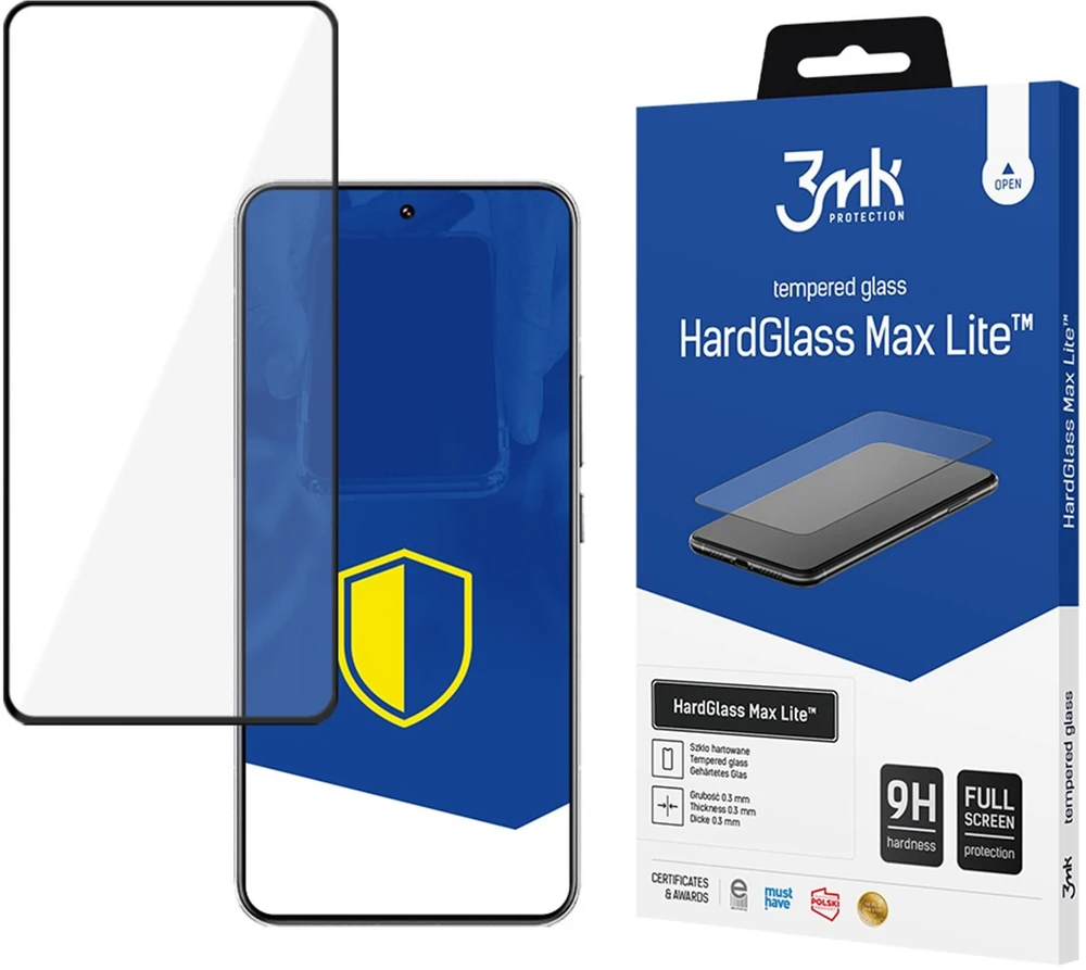 LCD apsauginis stikliukas 3mk Hard Glass Max Lite Apple iPhone Air juodas
