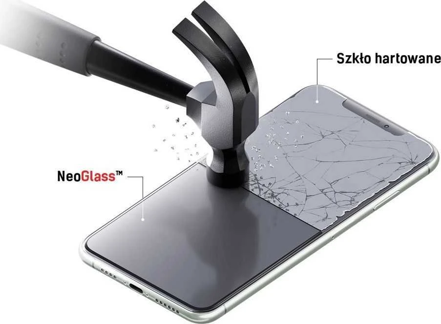 3MK NeoGlass, skirtas Samsung Galaxy A10 Juodas