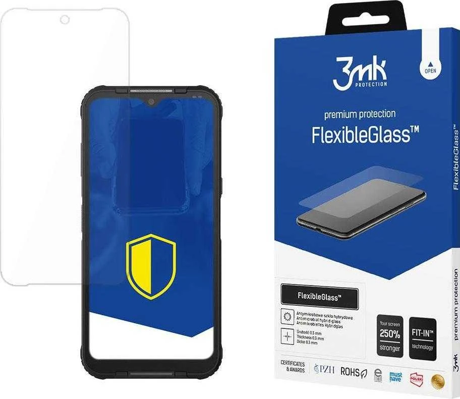 3mk FlexibleGlass™ hybrid glass on Hammer Blade 3
