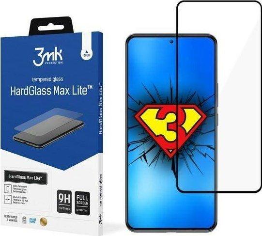 LCD apsauginis stikliukas 3mk Hard Glass Max Lite Xiaomi 12T juodas