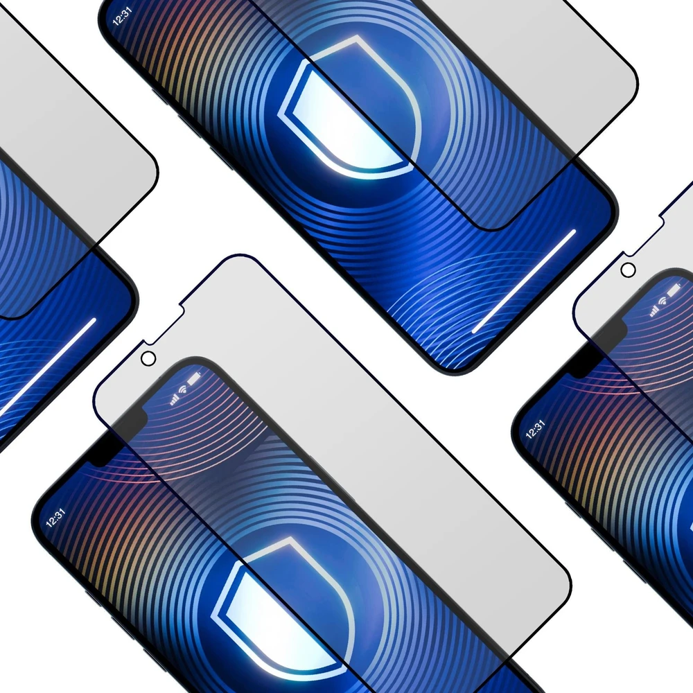 Grūdinto stiklo 3mk Hardglass Matt Max privatumas, skirtas Apple iPhone 13 Mini