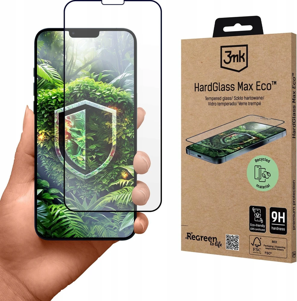 3MK HardGlass Max Eco Apple Apple iPhone 13/13Pro/14 GRS CU 1304127