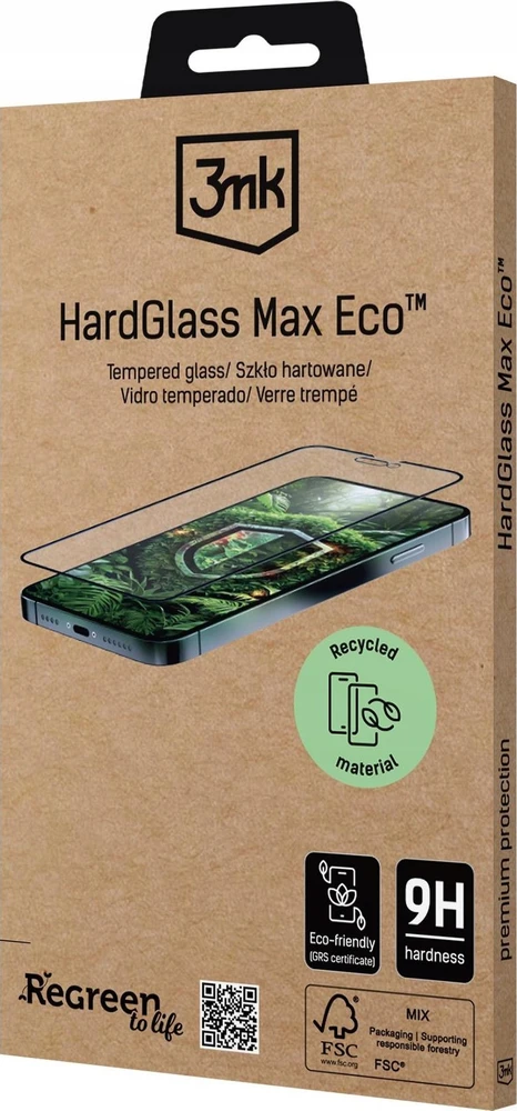 3MK kietojo stiklo „Max Eco“ apsauginis stikliukas „Apple iPhone 15 Pro Max“ GRS CU 1304127