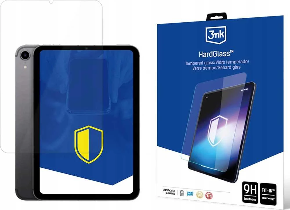 3Mk apsauga 3mk HardGlass grūdintas stiklas, skirtas iPad mini 8.3" 2021 (6-osios kartos) / iPad mini 8.3" 2024 (7-osios kartos)