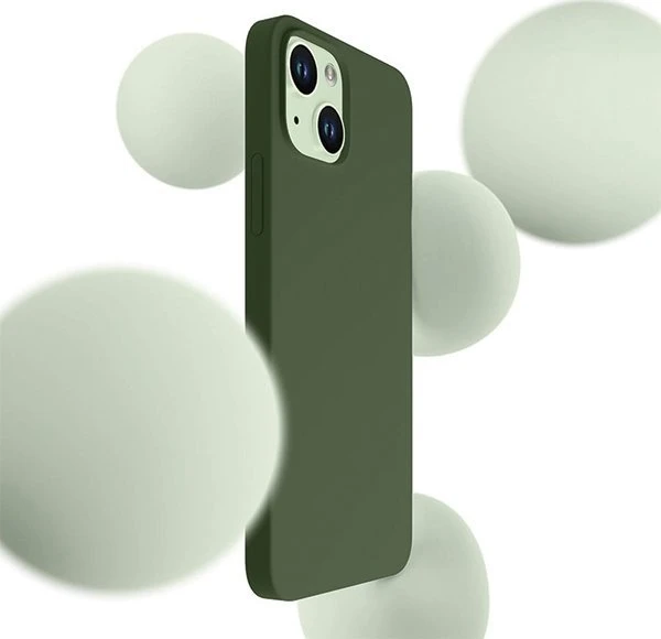 3MK Hardy Apple iPhone 15 Plus / 14 Plus 6.7" dėklas telefonui žalios spalvos MagSafe