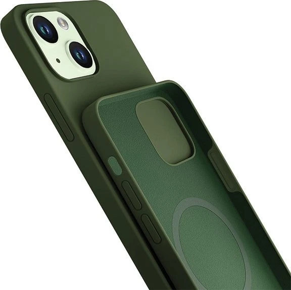 3MK Hardy Apple iPhone 15 Plus / 14 Plus 6.7" dėklas telefonui žalios spalvos MagSafe