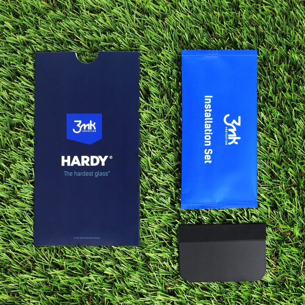 LCD apsauginis stikliukas 3mk Hardy Apple iPhone 13/13 Pro/14 juodas