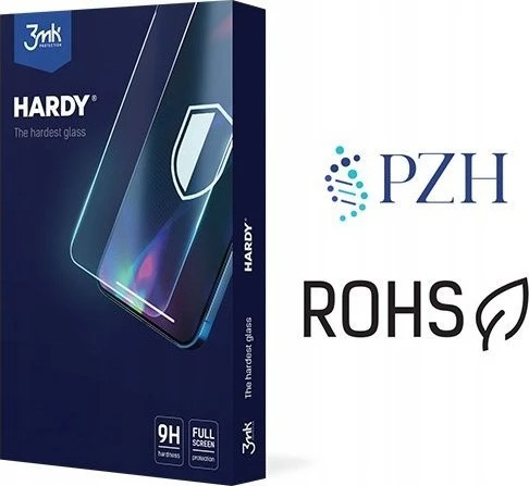 LCD apsauginis stikliukas 3mk Hardy Apple iPhone 13 Pro Max/14 Plus juodas