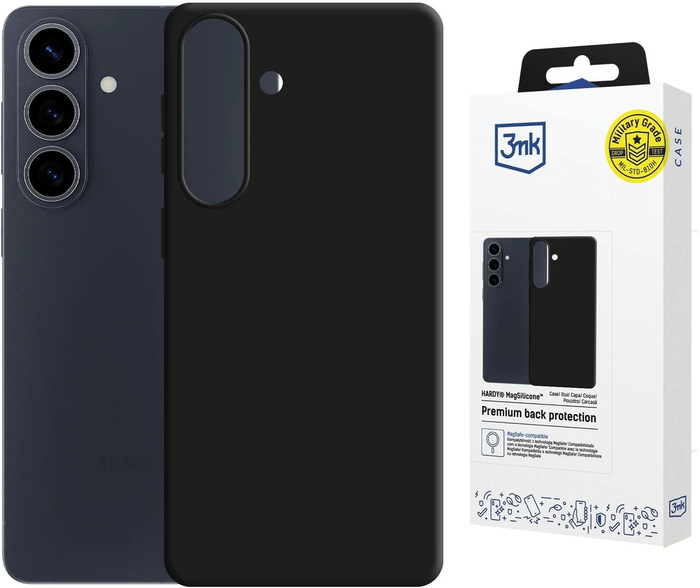 „Samsung Galaxy S26 Ultra“ dėklas 3MK „Hardy MagSilicone“