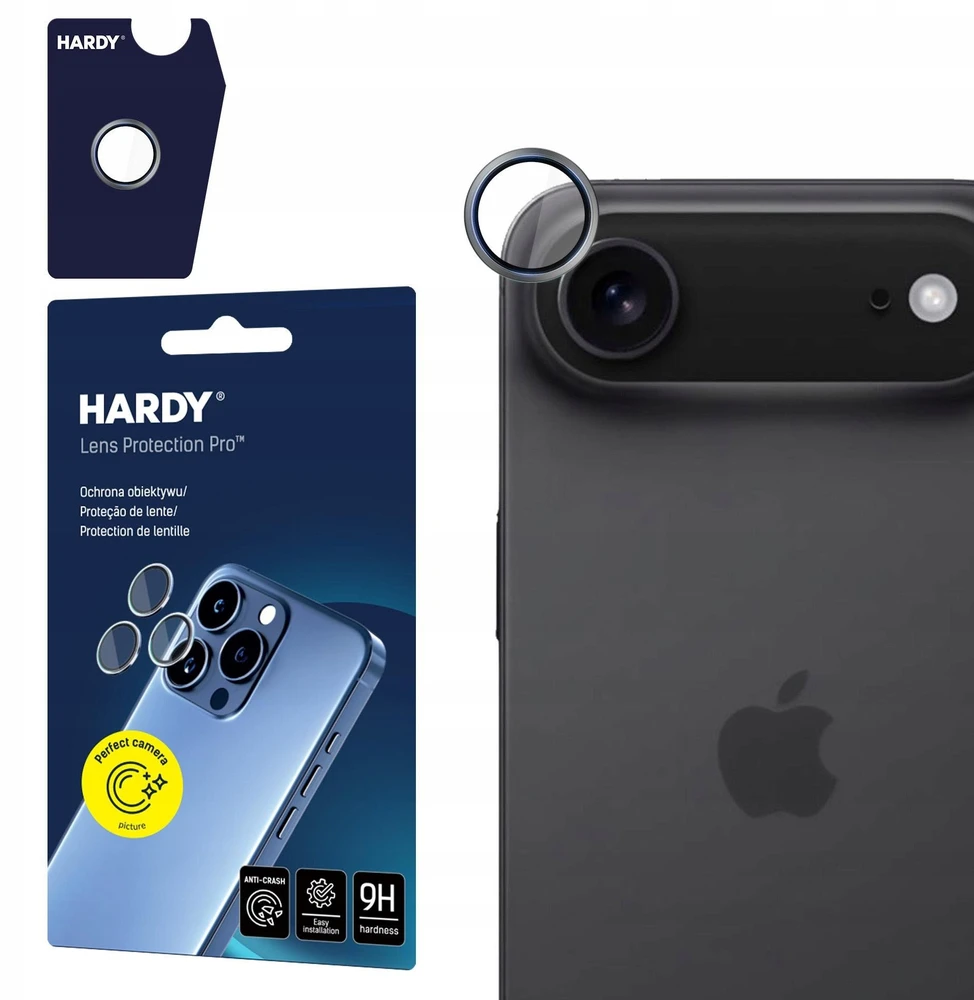 3Mk Protection 3mk HARDY objektyvo apsaugos „Pro“ stiklas, skirtas „iPhone 17 Air“ – pilkas