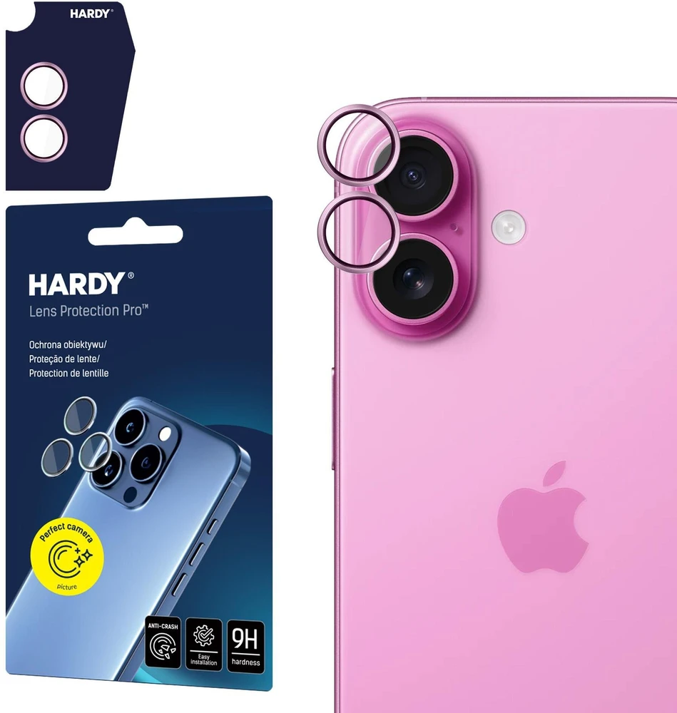 3Mk Protection 3mk HARDY Lens Protection Pro iPhone 17 apsauginis stiklas - violetinė