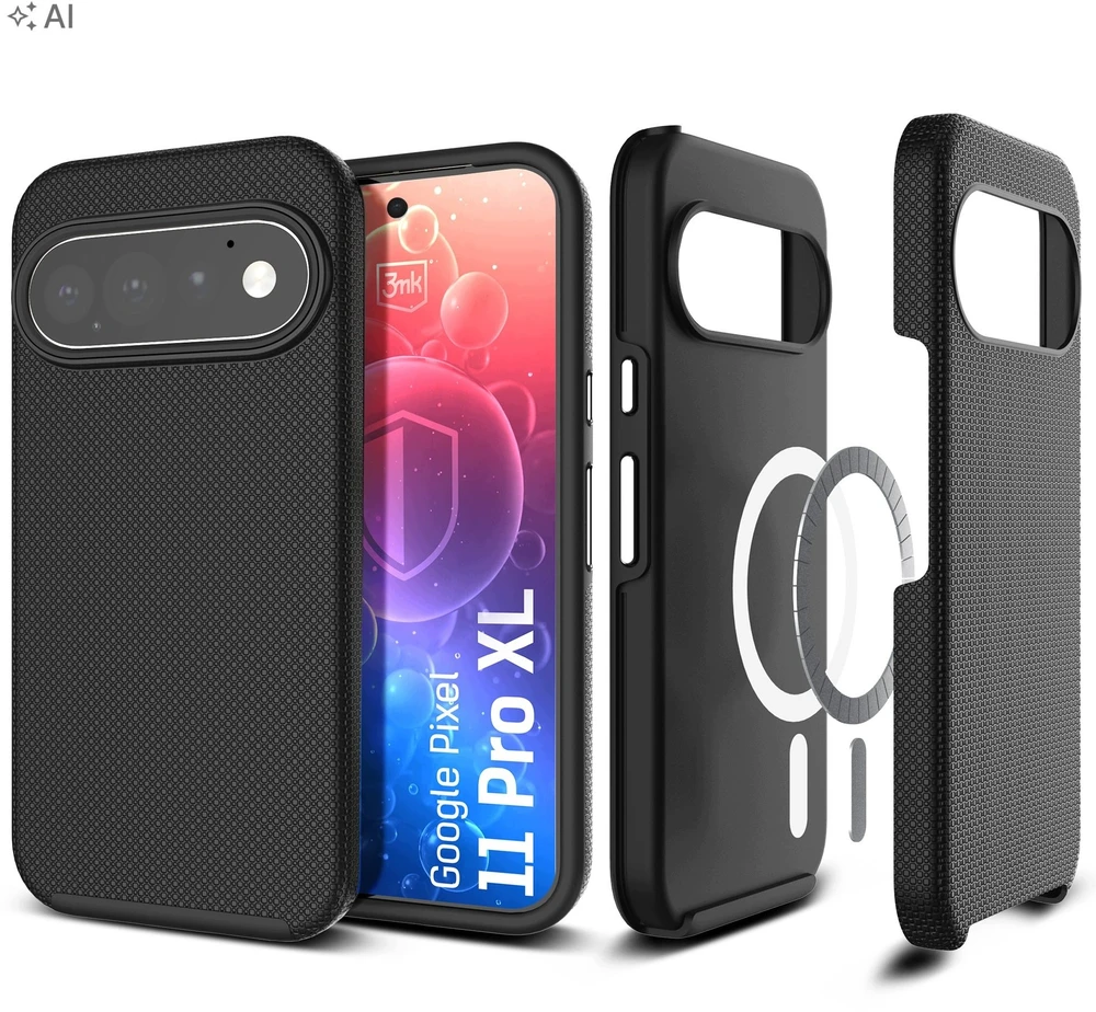 Dėklas 3mk Hardy Shockproof MagCase, skirta Google Pixel 11 Pro XL