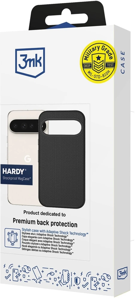 Dėklas 3mk Hardy Shockproof MagCase, skirta Google Pixel 11 Pro XL