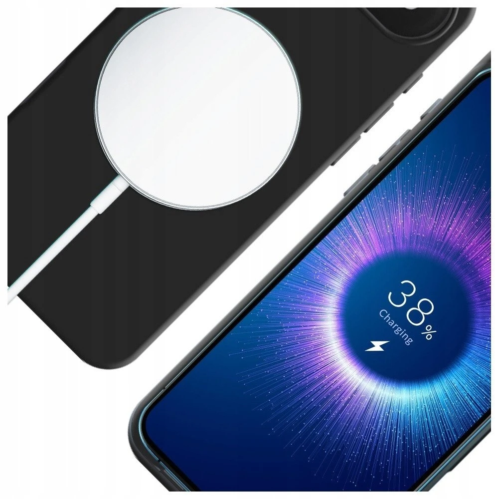 3MK Hardy MagSilicone dėklas skirtas Apple iPhone 17 Air Graphite
