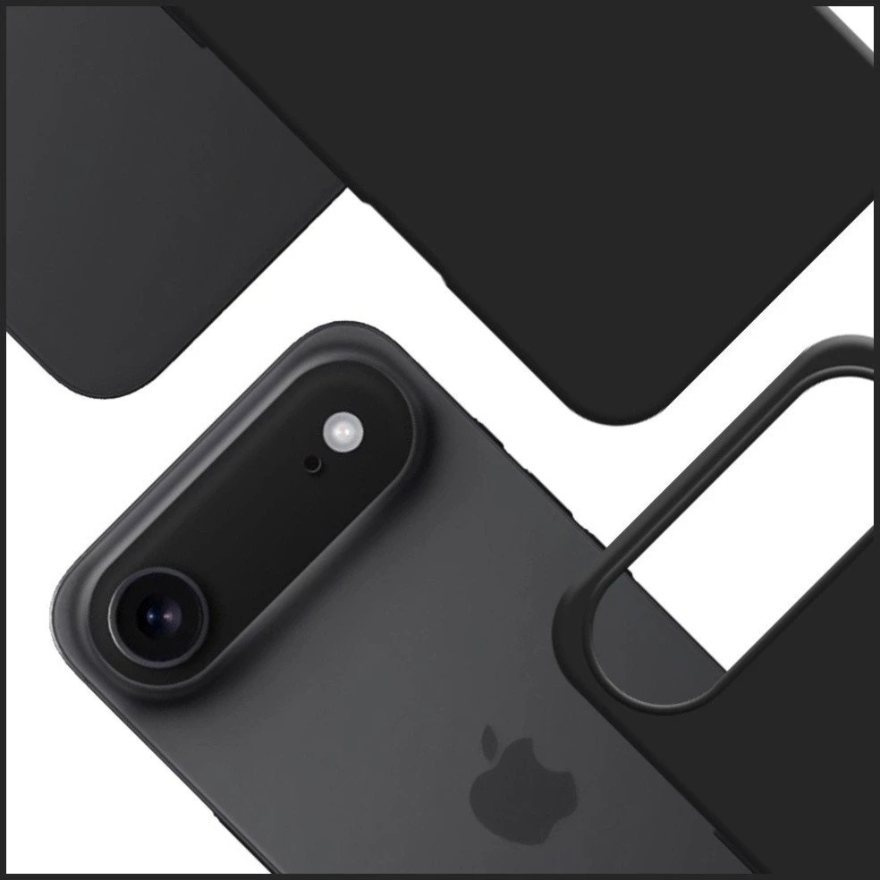 3MK Hardy MagSilicone dėklas skirtas Apple iPhone 17 Air Graphite