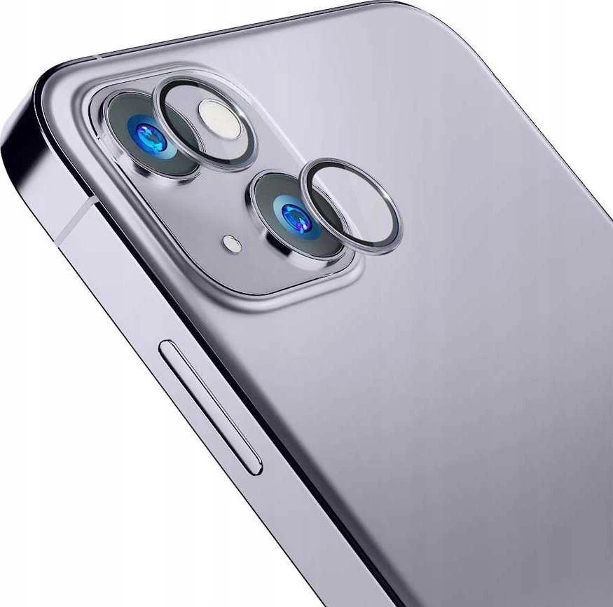 3MK „Lens Protection Pro“, skirta iPhone 14 Plus 6,7 colio, violetinė, fotoaparato objektyvo apsauga su montavimo rėmeliu
