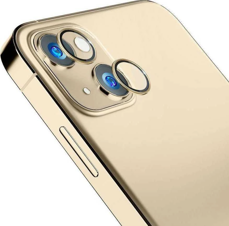 3MK objektyvo apsauga Pro Apple iPhone 14 6,1" auksinis Kameros objektyvo apsauga su tvirtinimo rėmeliu, 1 vnt.